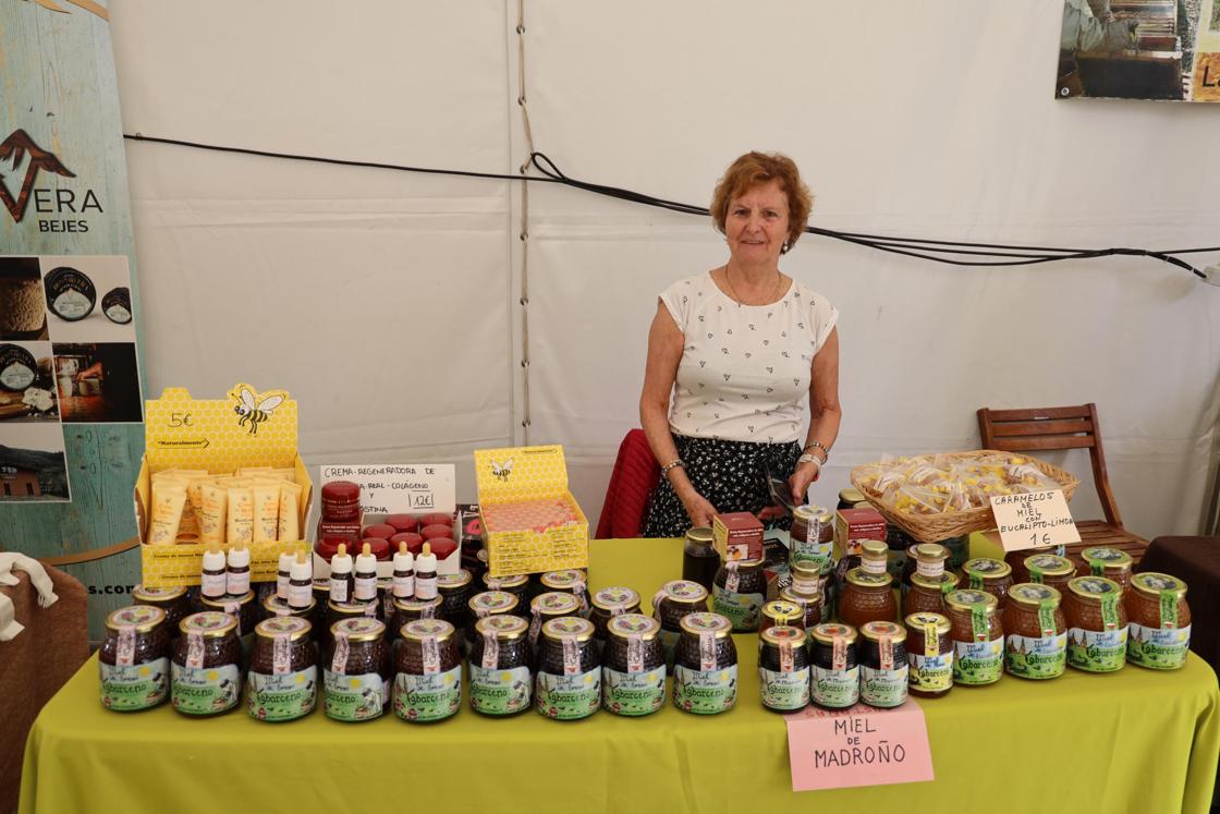 Uno de los puestos donde la miel fue protatonista.
