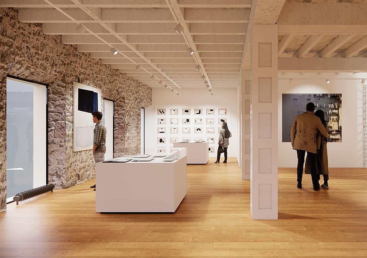 Recreación. Al menos dos muestras temporales al año se exhibirán en los 300 metros cuadrados de la sede ubicada en la céntrica calle santanderina Lope de Vega.