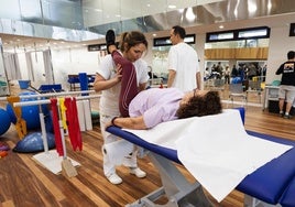 Sala de rehabilitación de pacientes.