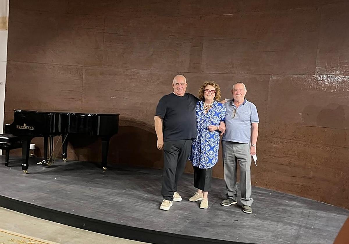 Antonio de Celis, María del Mar Fernández Doval y Jesús Nieto Moro, artífices de La Nave de Euterpe.