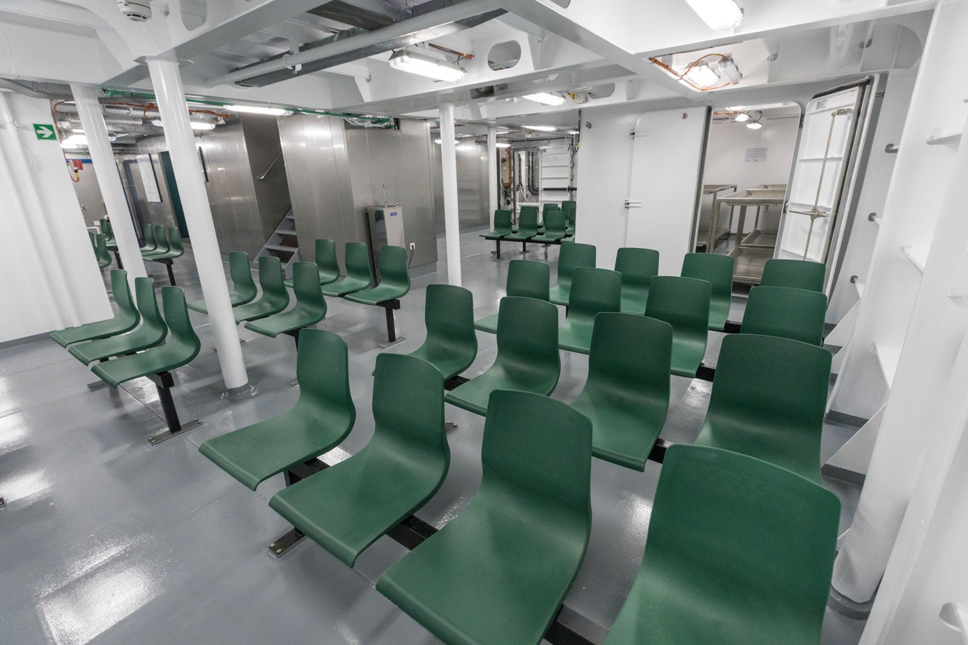 La sala general para los naufragios, en ella resguardan a las víctimas cuando realizan algún rescate.