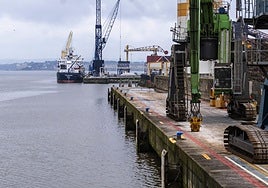 Espacio donde se levantará el nuevo Muelle de Raos 6.