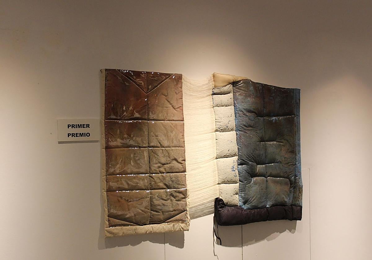 La obra ganadora. En la sala Casimiro Sainz se expondrán algunas de las que concurrieron al concurso.