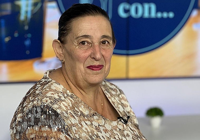 María Jesús Fernández, en las instalaciones de El Diario Montañés.