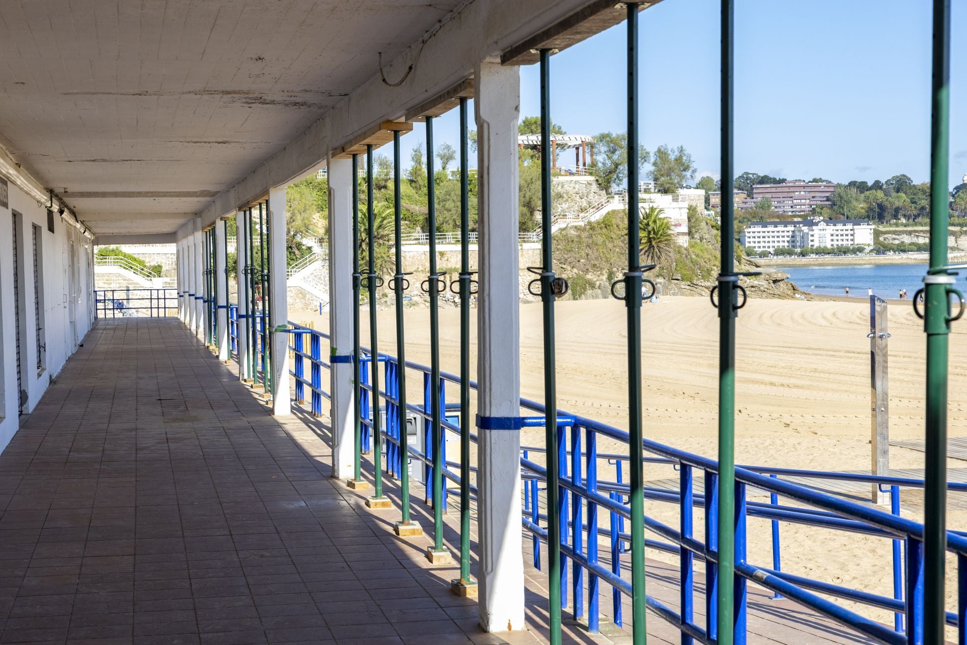 Los trabajos en las zonas apuntaladas empezaron este verano.