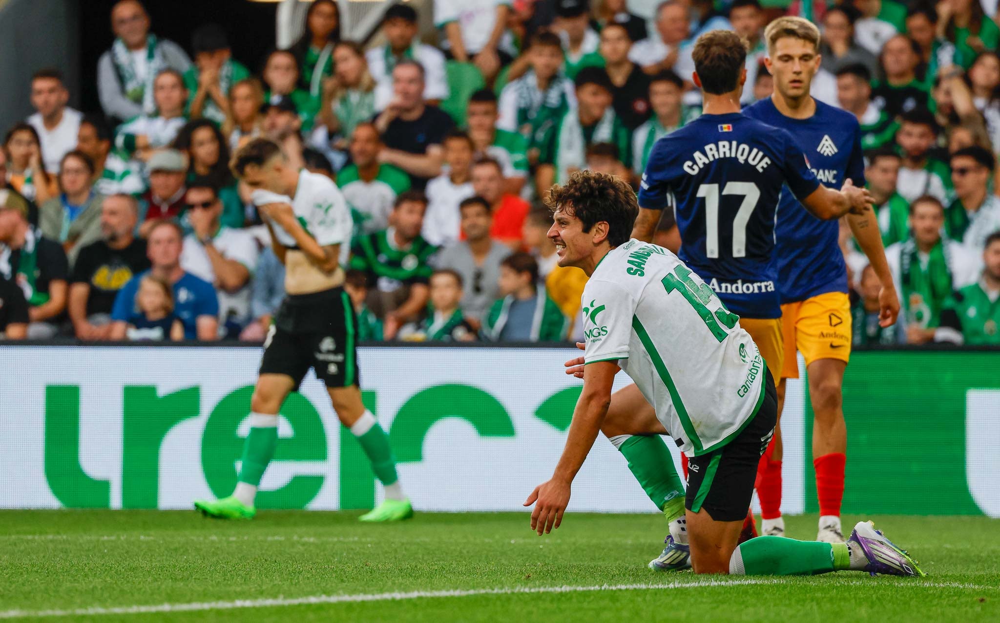 Sangalli se lamenta tras una ocasión marrada