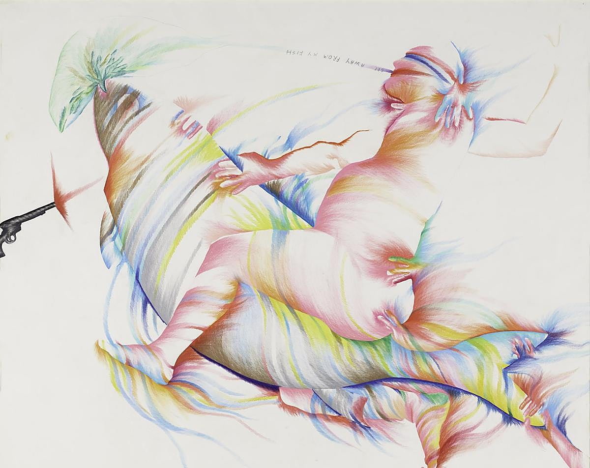 Marisol (venezolana y estadounidense, nacida en Francia, 1930–2016). 'Get Away From My Fish', 1975. Colección Buffalo AKG Art Museum. Legado de Marisol, 2016 (2023:226).