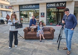 Equipo. Carlota Trueba, Javier Cifrián, Carmen Gutiérrez y Guillermo Sanz.