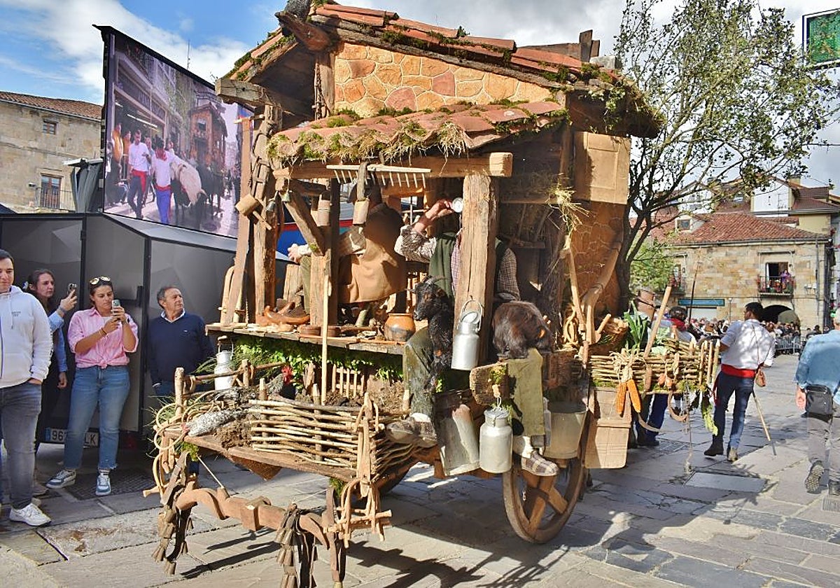 La carreta ganadora llegó desde Requejo.