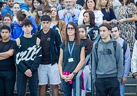 La comunidad universitaria de Uneatlántico guarda un minuto de silencio.