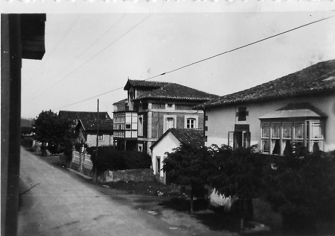 Foto antigua del barrio del Sombrero. 