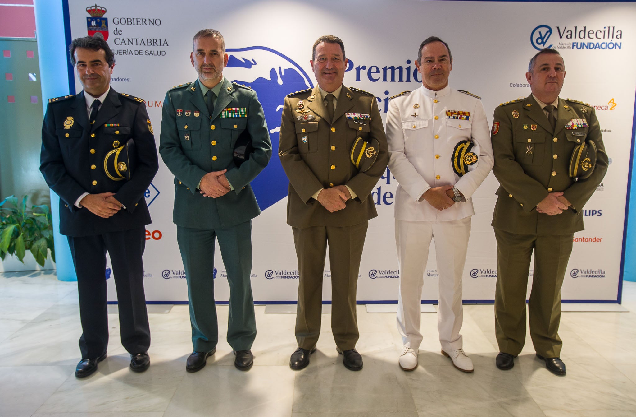 Óscar Lomas, Julio Postigo, Emiliano Blanco, Jorge Arrijo y Juan Castro