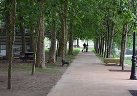 Zona verde de Oruña, en Piélagos.