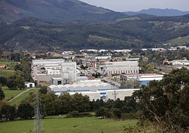 Polígono industrial Tanos-Viérnoles, en Torrelavega.
