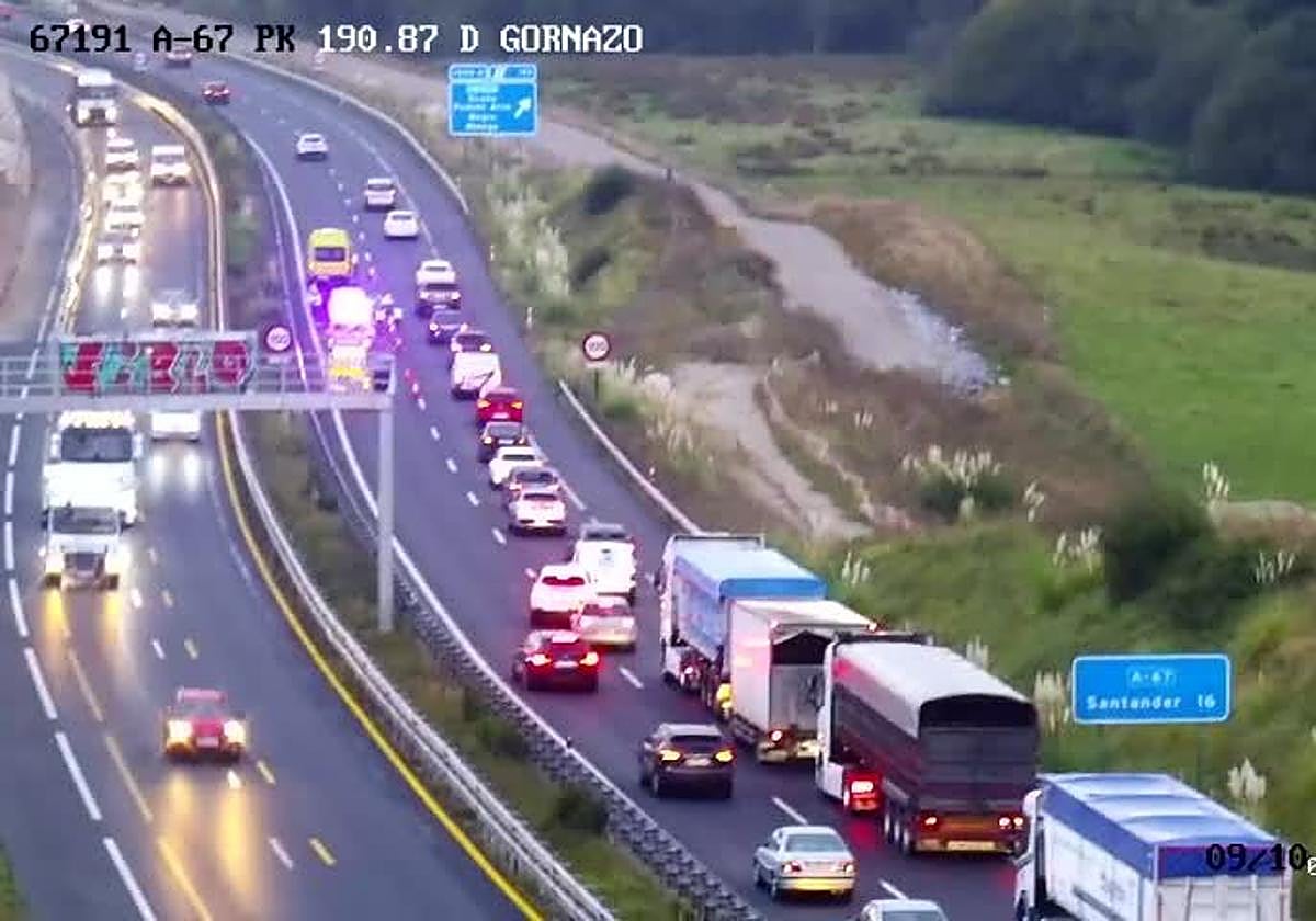 Imagen captada por las cámaras de la DGT.