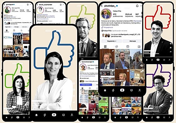 La carrera política del Ayuntamiento de Santander se traslada a las redes sociales