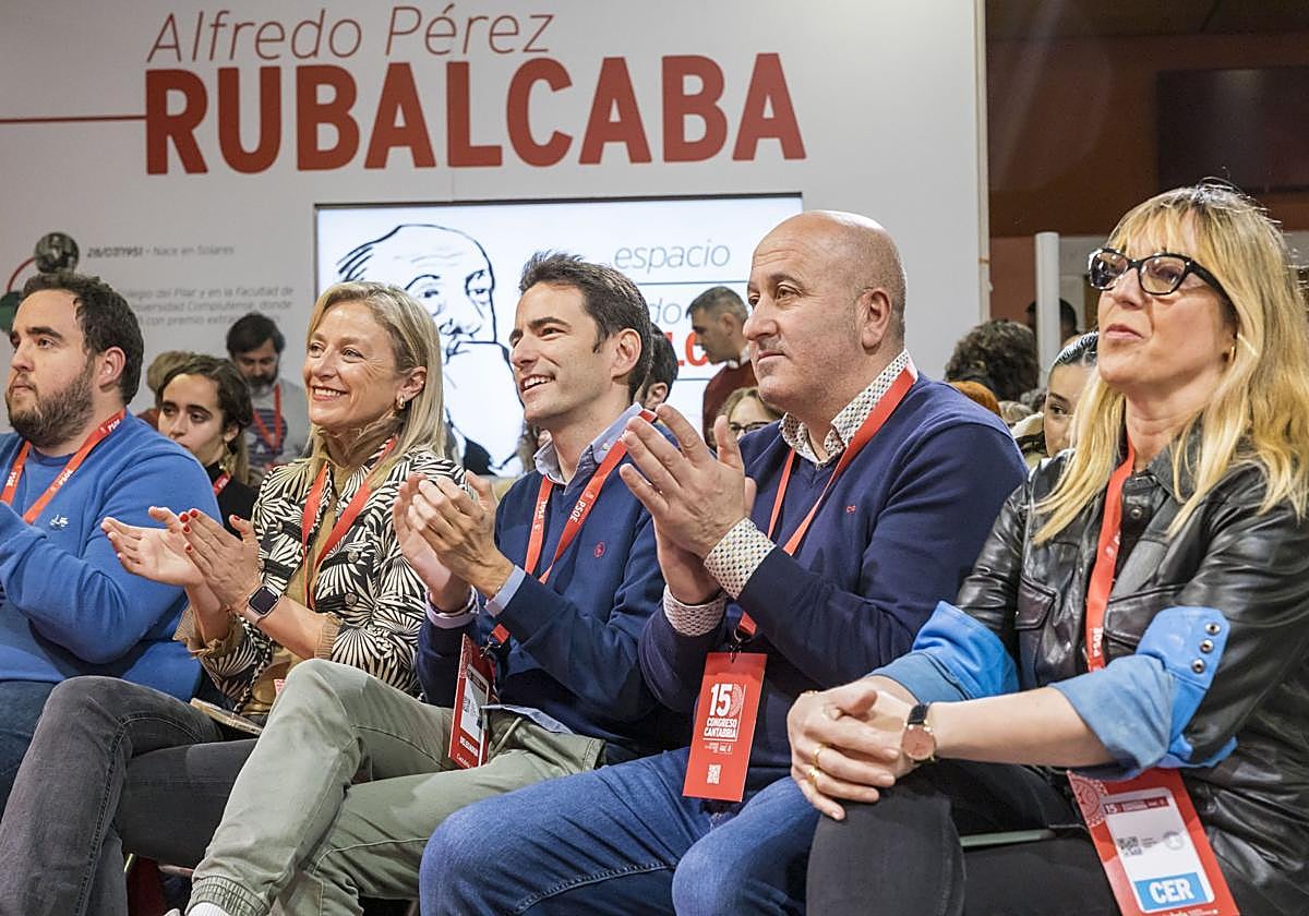 Pedro Casares y Agustin Molleda, en un acto del PSOE.