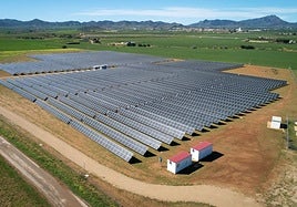 Planta fotovoltaica que Pitma Generación ya tiene operativa en Murcia.