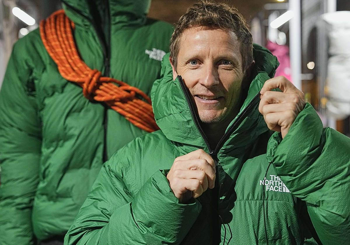 El alpinista alemán David Göttler.