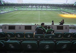 Panorámica de los Campos de Sport de El Sardinero desde el palco.