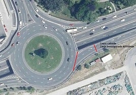 Afectará a la salida hacia Marqués de la Hermida en la rotonda de La Marga.
