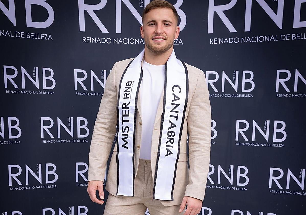El representante de Cantabria, Jorge Novoa, en Mister RNB.