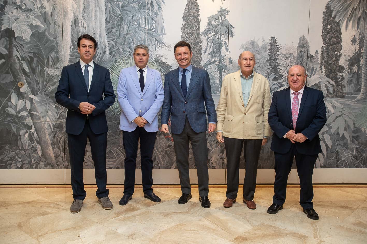 José Antonio Imbert, Severiano Cuesta, Alejandro Liz, Eduardo Zuñiga y Jesús Ruiz.