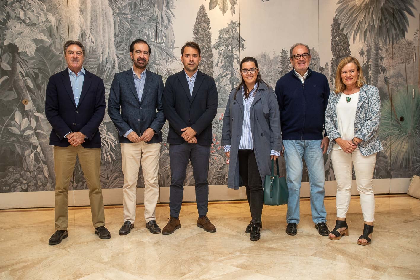 Ignacio Martínez, Raúl Medina, Javier Díaz, Carolina González, Javier González y Yolanda García.