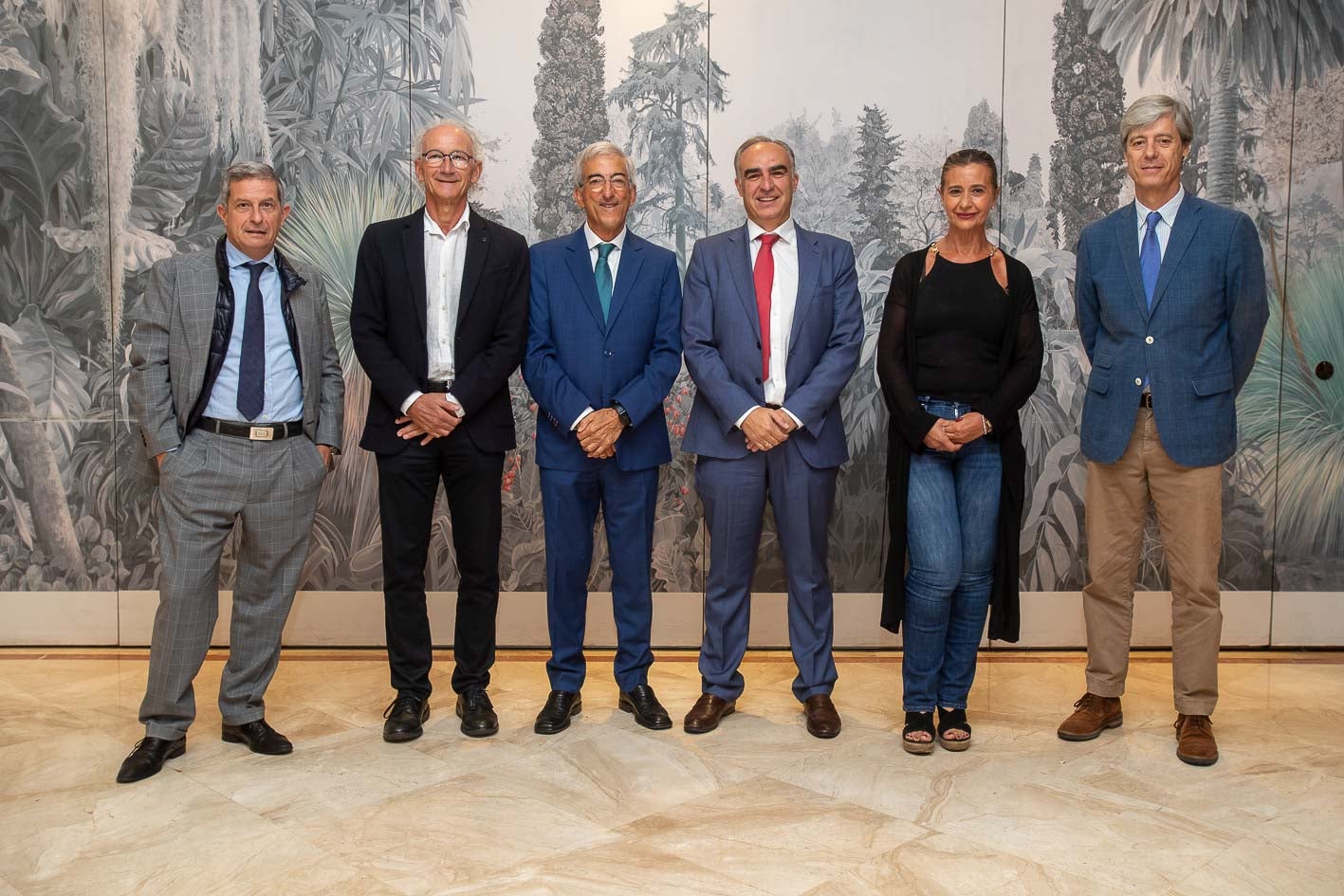 Rafael de la Gándara, Didier Fleury, Juan de Miguel, Javier Puente, Eva Fernández y Carlos Pajares.