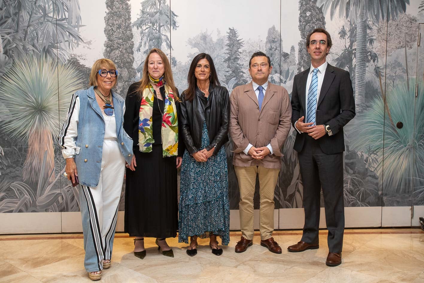 Natividad Pérez, Leticia Díaz, Laura Velasco, Ángel Madariaga y Armando Blanco.