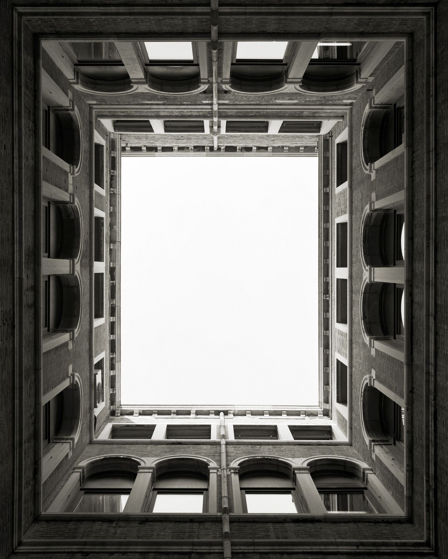 Vista de una serie arquitectónica sobre Venecia