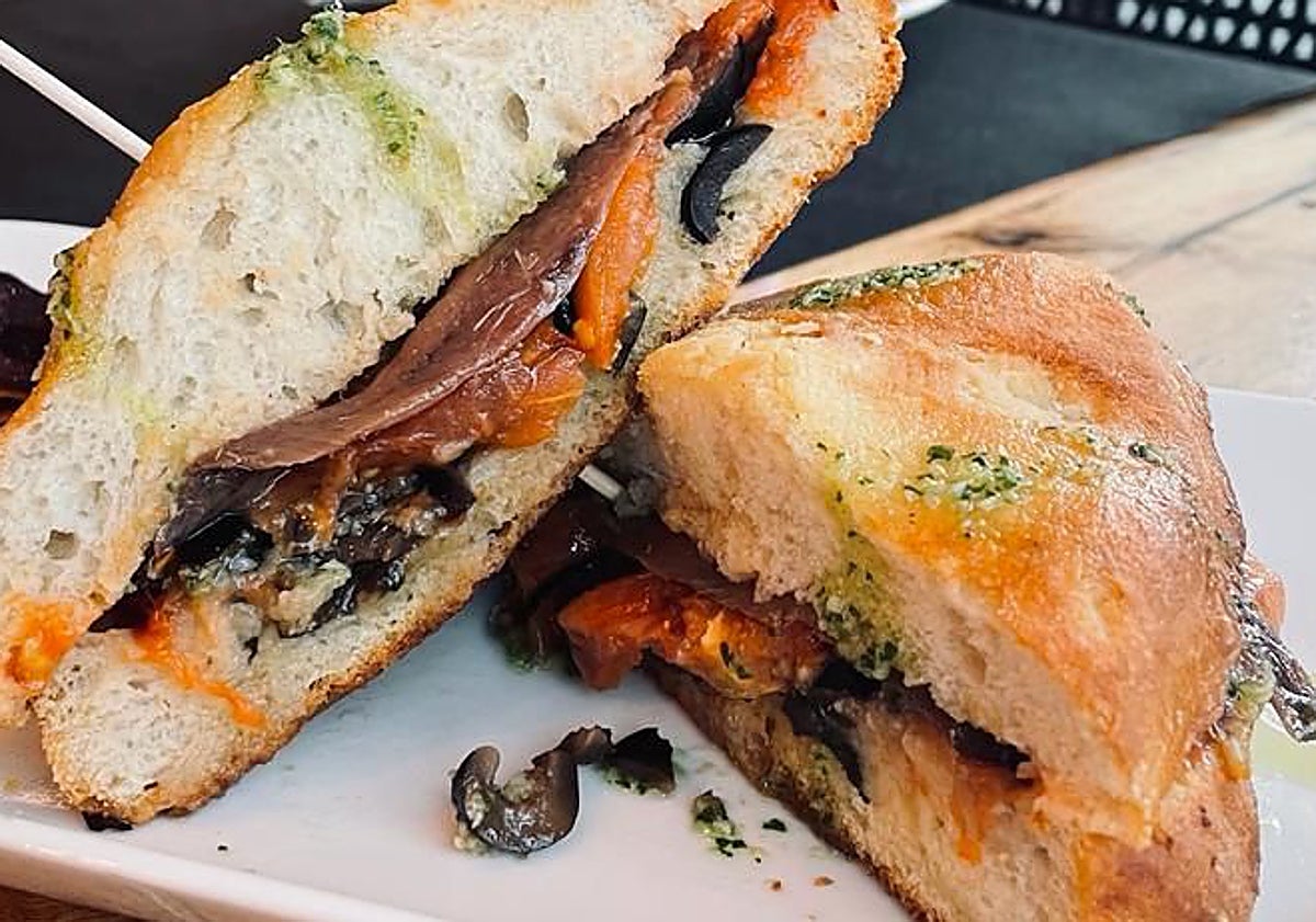 Imagen principal - Foccacia con anchoas de Santoña, pizza frutti di mare y pulpo 'alla griglia'. 