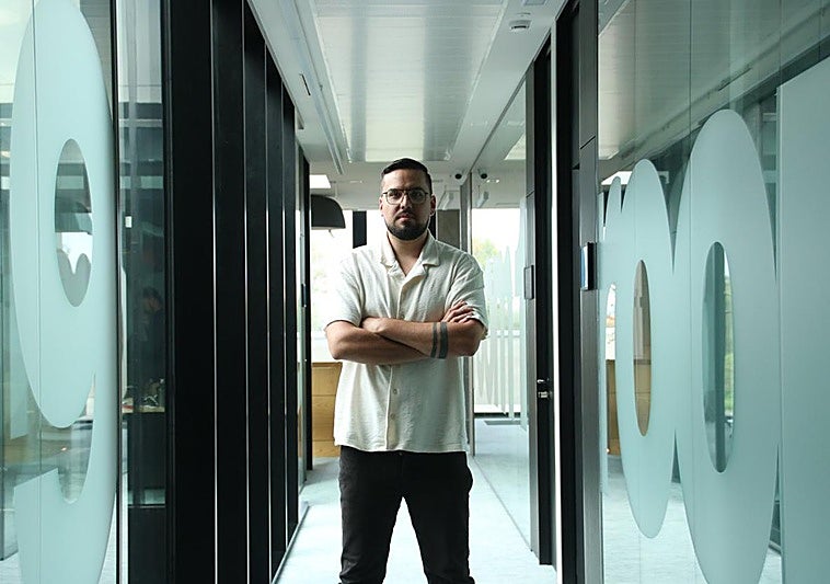 Alberto López de la Torre, en el Centro de Iniciativas Empresariales (CIE) de Santander, donde tiene su despacho.