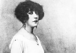 Retrato de Concha Espina, autora de 'La esfinge maragata'. Fue propuesta como candidata al Nobel en tres años consecutivos 1926- 28.