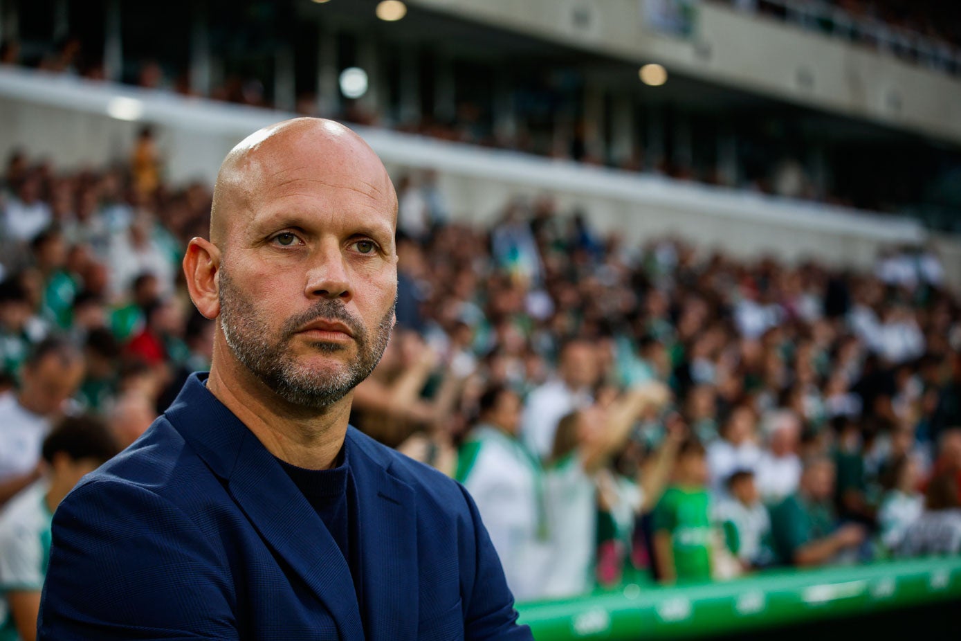 José Alberto, al comenzar el partido.