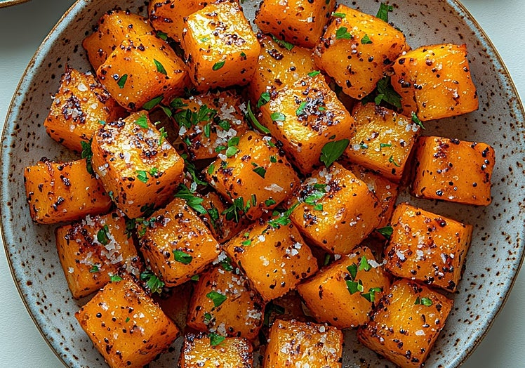 Pulpa de calabaza asada.