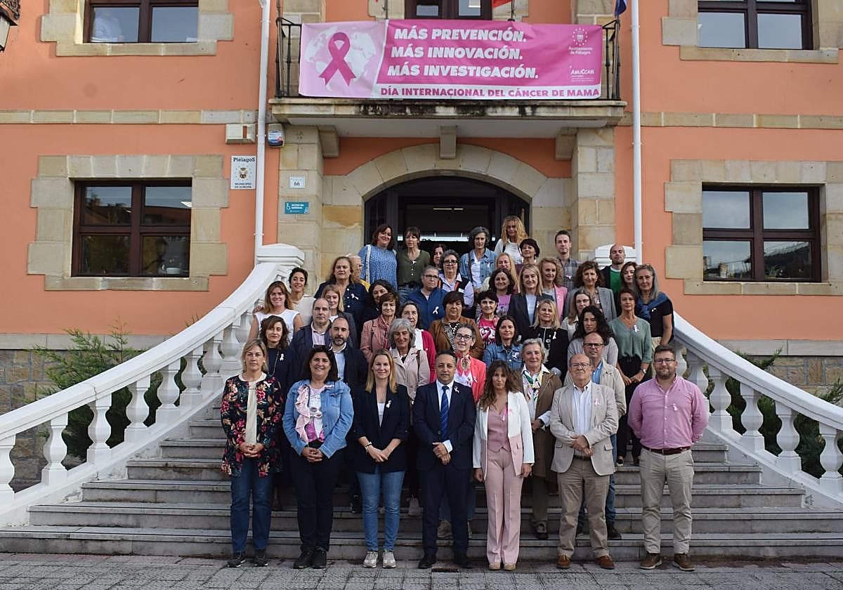 Participantes en la jornada reivindicativa para visibilizar la enfermedad.