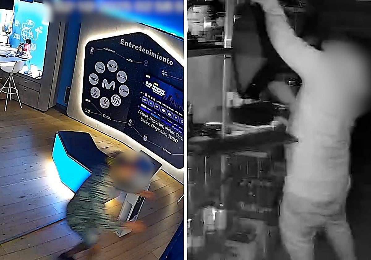 Cuatro detenidos por robar móviles, tablets, dinero y casi 800 cajetillas de tabaco