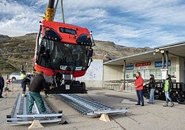 Presentación de la nueva máquina pisapistas para Alto Campoo.