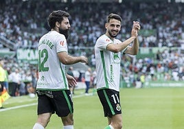 Andrés Martín, junto a Villalibre.