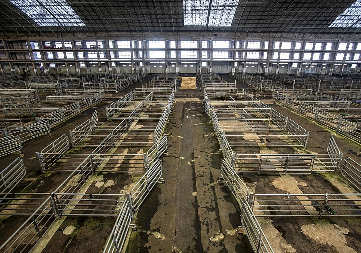 El mercado de ganados de Torrelavega.
