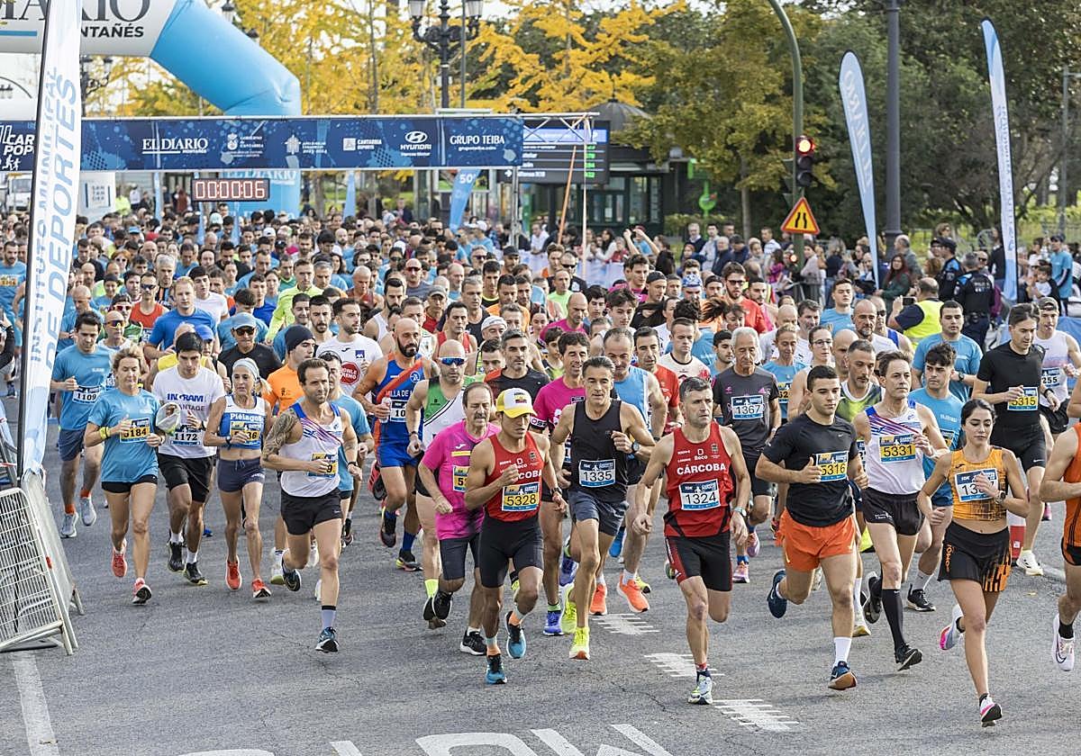 Imagen de la carrera popular del año pasado.