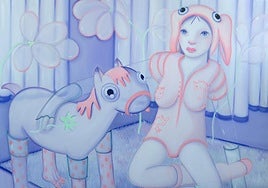 'Our garden', uno de los cuadros que conforman la exposición que se podrá visitar hasta febrero.