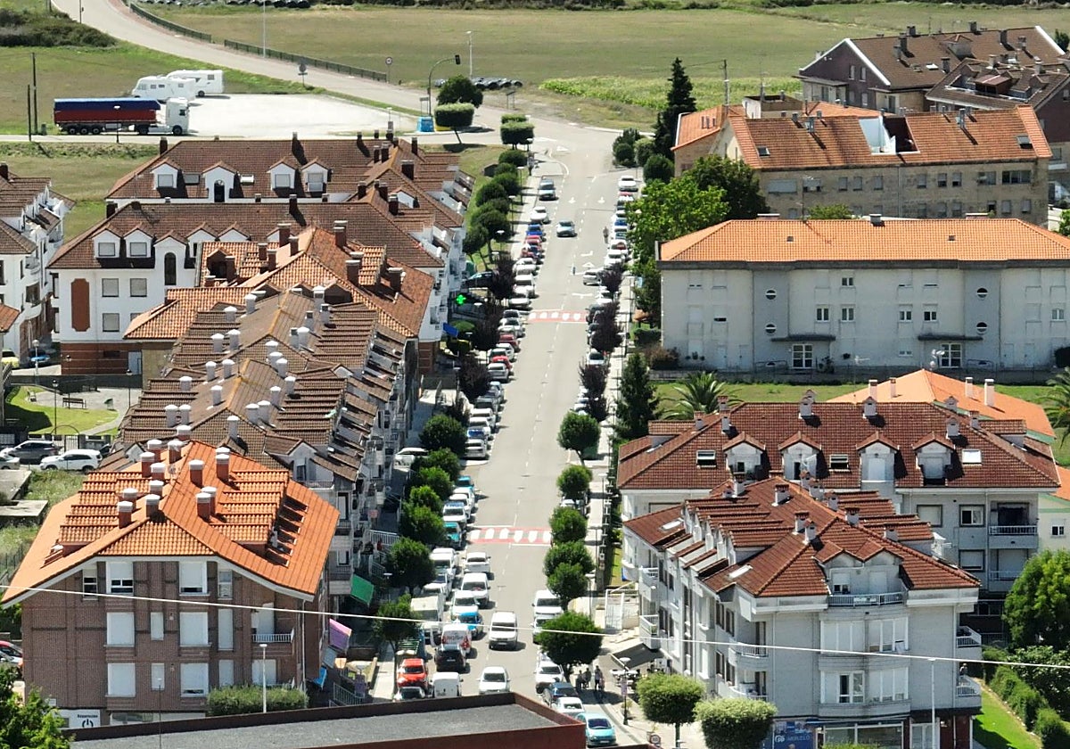 Avenida San Miguel, de Meruelo.