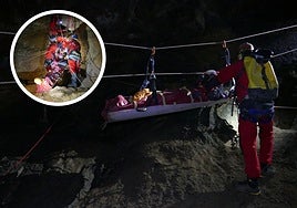 El sábado se simulará un rescate en una cueva real.