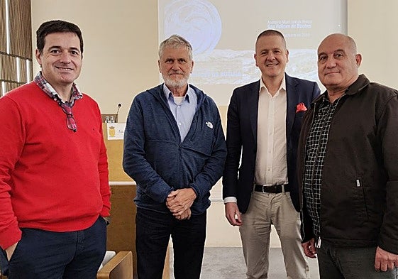 Lino Mantecón, Manuel García, José Antonio Cobo y Javier Marcos.