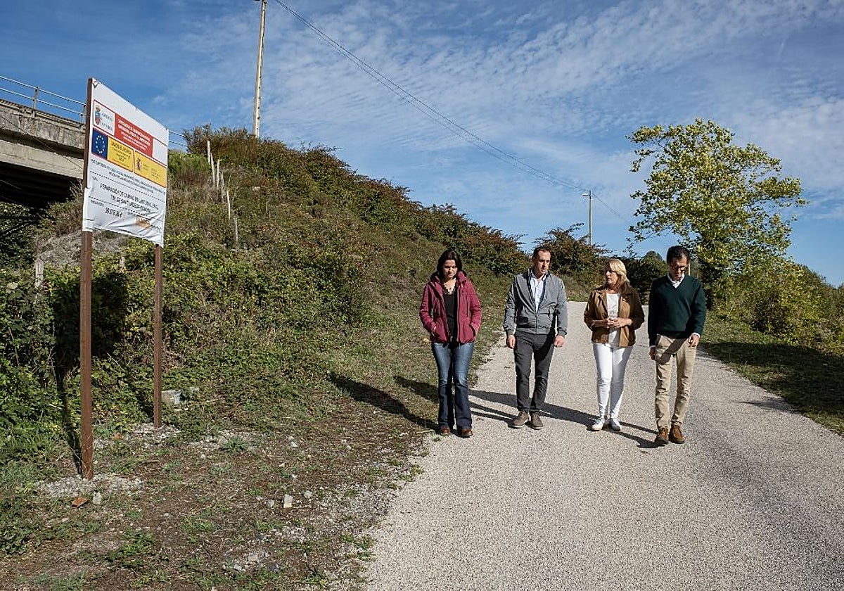 Luisa Delgado, Borja Ramos, María Jesús Susinos y Alfredo Álvarez.