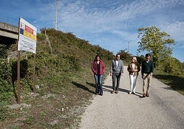 Luisa Delgado, Borja Ramos, María Jesús Susinos y Alfredo Álvarez.