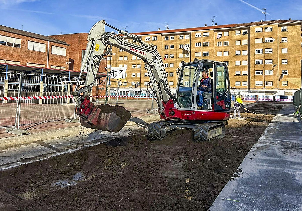 Una de las máquinas que realiza los trabajos de naturalización en el colegio José María Hidalgo.