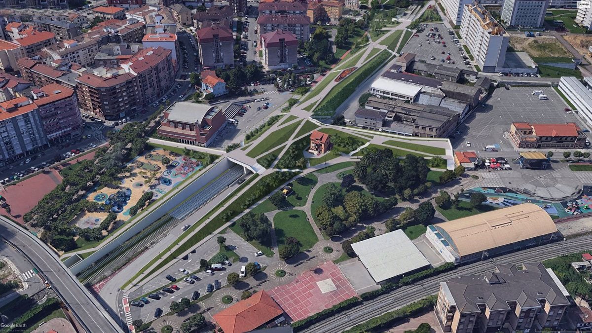 Infografía del soterramiento de Camargo.